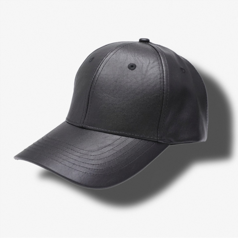 Leather Baseball Hat